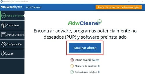 AdwCleaner eliminar virus