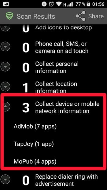 Ad-Network Scanner & Detector Android